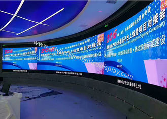 صفحه نمایش LED تبلیغاتی داخلی 1500 سی دی ، دیوار ویدئویی داخلی P2.5 میلی متر