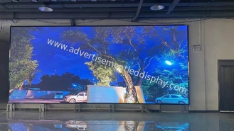 کابینت آلومینیومی صفحه نمایش LED داخلی با سیستم صوتی یکپارچه برای یک راه حل همه در یک