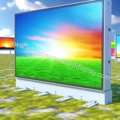 صفحه نمایش تبلیغاتی LED مقاوم در برابر آب و هوا 192x192mm اندازه 6000cd روشنایی برای فضای باز