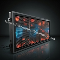طراحی سفارشی صفحه نمایش تبلیغاتی LED مقاوم IP65 آهن برای تبلیغات موثر 10000H زمان عمر
