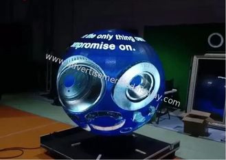صفحه نمایش داخلی P4 Sphere Led Display 160 درجه زاویه دید 1/16 اسکن