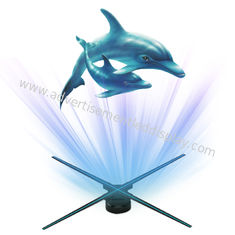 نمایشگر تبلیغاتی هولوگرام Wifi 3D LED Fan 1600x720 Portable Indoor