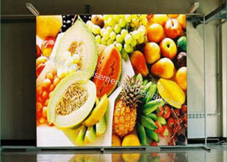 تبلیغات سوپرمارکت صفحه نمایش LED سبک وزن P12 صفحه نمایش LED تبلیغاتی داخلی