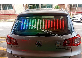 صفحه LED 1000x375mm برای پنجره عقب اتومبیل ، P3.91 نمایش پیام اتومبیل