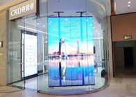 P3.91 93 صفحه نمایش LED شیشه ای شفاف برای فروشگاه طلا و جواهر