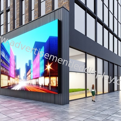 صفحه نمایش تبلیغاتی LED با وضوح بالا با مواد کابینت آهن برای تصاویر واضح