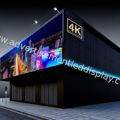 صفحه نمایش تبلیغاتی LED با وضوح بالا با مواد کابینت آهن برای تصاویر واضح