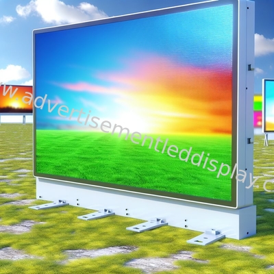 صفحه نمایش تبلیغاتی LED مقاوم در برابر آب و هوا 192x192mm اندازه 6000cd روشنایی برای فضای باز