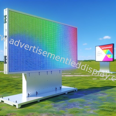 صفحه نمایش تبلیغاتی LED مقاوم در برابر آب و هوا 192x192mm اندازه 6000cd روشنایی برای فضای باز