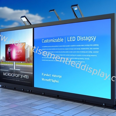 صفحه نمایش تبلیغاتی LED قابل تنظیم با سیستم کنترل رنگ