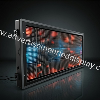 طراحی سفارشی صفحه نمایش تبلیغاتی LED مقاوم IP65 آهن برای تبلیغات موثر 10000H زمان عمر