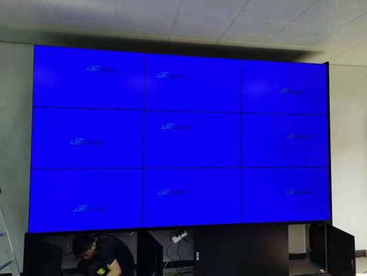 صفحه نمايش ديوار ويديويي بزرگ 46 اينچ 3×3 LED ديوار ويديويي مستقيم به پايين